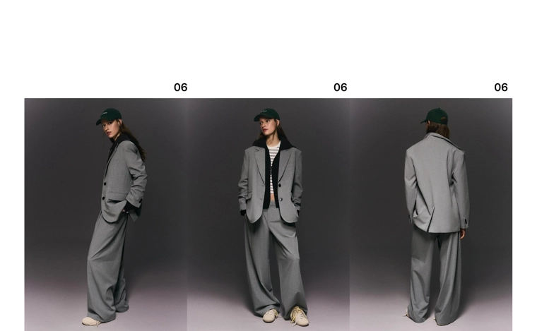 Брюки объемного кроя из двухслойной ткани