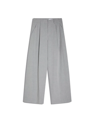 Брюки объемного кроя из двухслойной ткани- Заказать в России