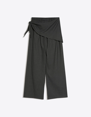 Брюки приталенного кроя с платком- Заказать в России