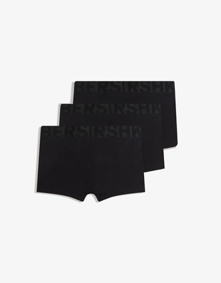 Купить Bershka Набор из 3 трусов-боксеров с широким поясом