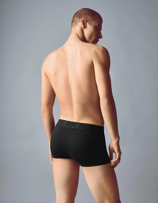 Black | 9863/443/800 - Bershka Набор из 3 трусов-боксеров с широким поясом