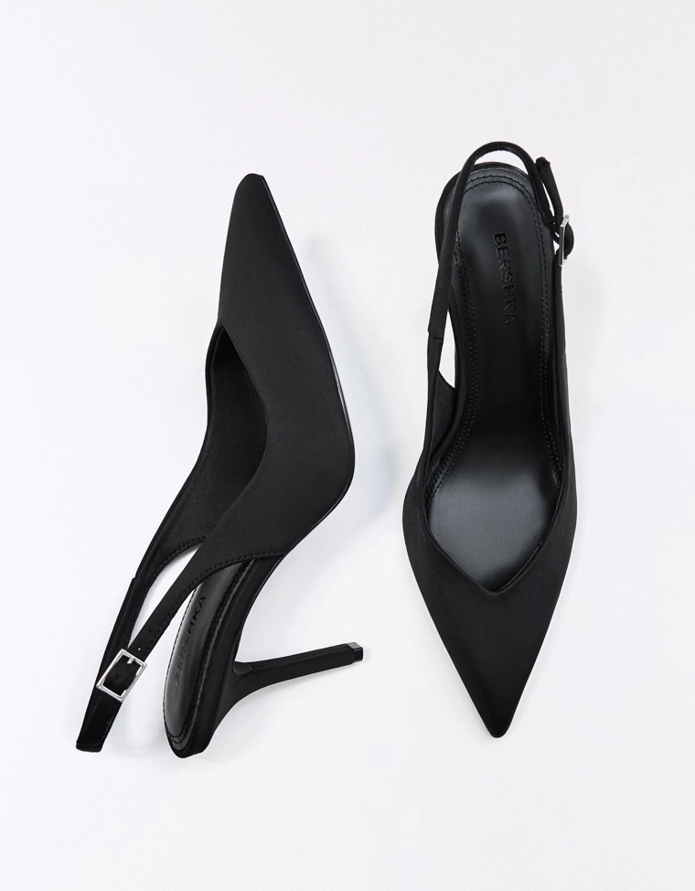 Туфли с открытой пяткой