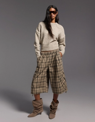 Шорты в клетку- Заказать в России