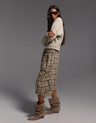 Шорты в клетку- Заказать в России