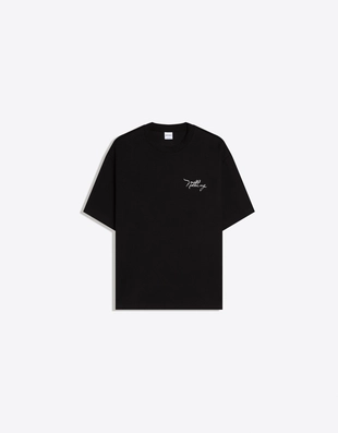 Футболка из мягкой ткани с принтом- Заказать в России