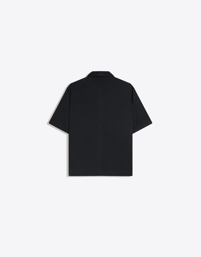 Рубашка с короткими рукавами свободного кроя bershka