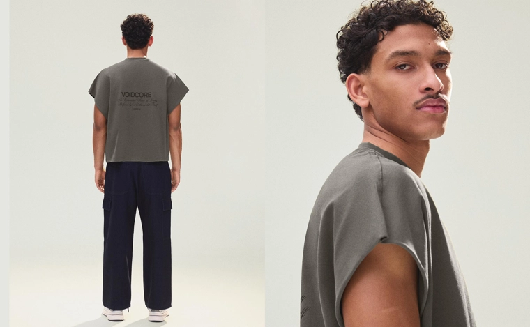 Майка оверсайз с принтом