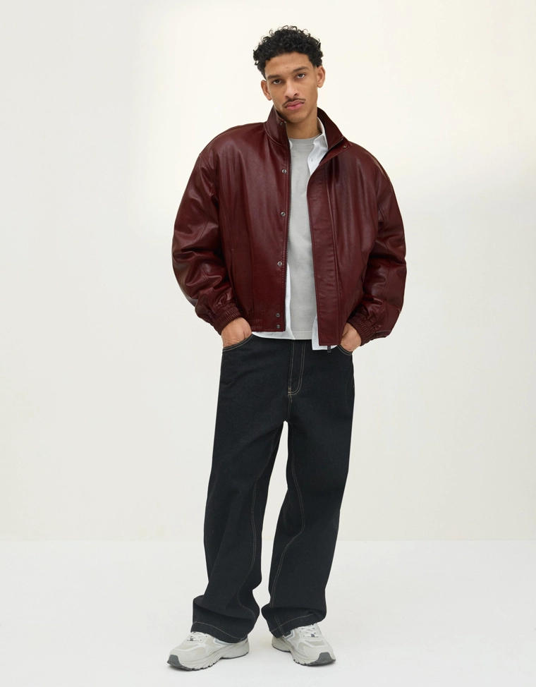 Куртка из искусственной кожи