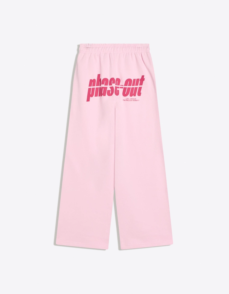 Брюки из мягкой ткани свободного кроя с принтом