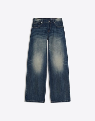 Джинсы-бойфренды с низкой посадкой и вышивкой- Заказать в России