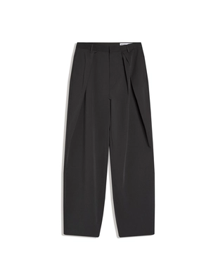 Объемные брюки свободного кроя с защипами- Заказать в России