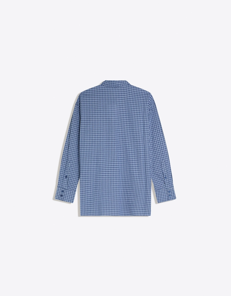 Рубашка с длинными рукавами и запахом на пуговицах