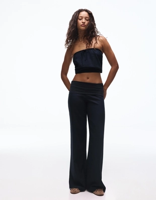 Топ бандо с льняной тканью- Заказать в России