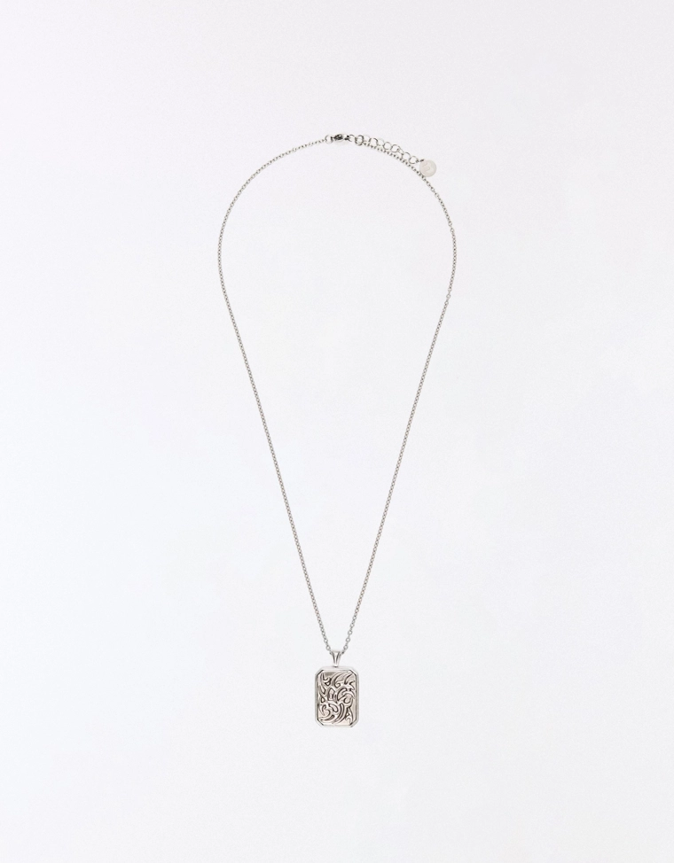 Стальное ожерелье с подвеской