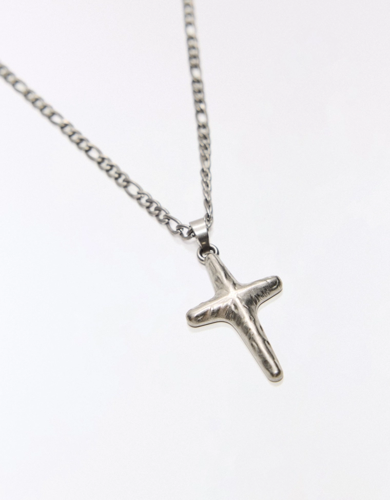 Стальное колье с подвеской