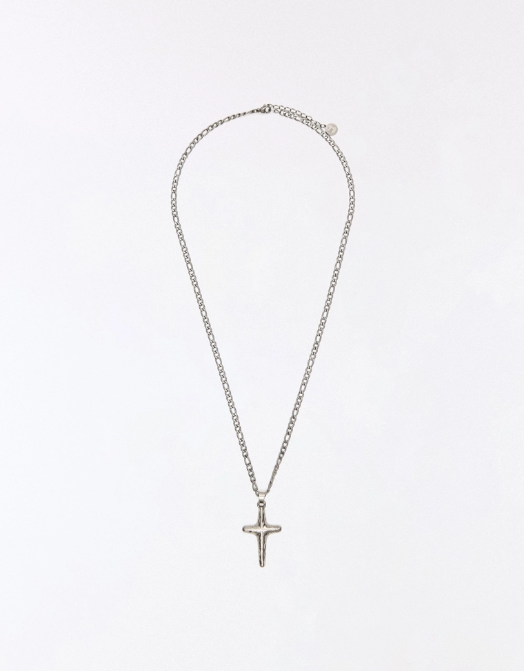 Стальное колье с подвеской