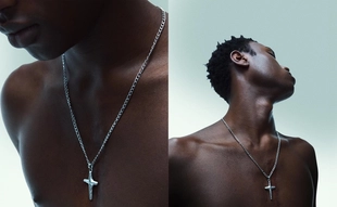 Стальное колье с подвеской- Заказать в России