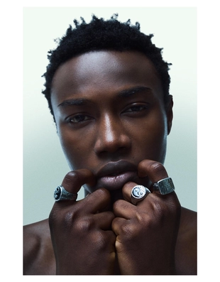 Набор из 2 стальных колец- Заказать в России