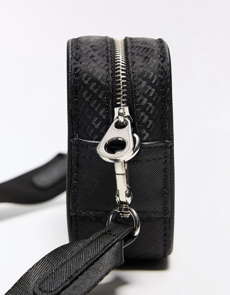 Technical monogram crossbody bag