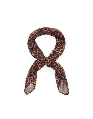 Платок с анималистичным принтом- Заказать в России