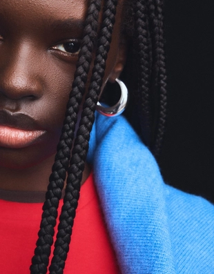 Набор из 3 пар серег-колец- Заказать в России