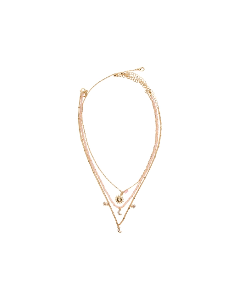 Набор из 3 цепочек с бусинами