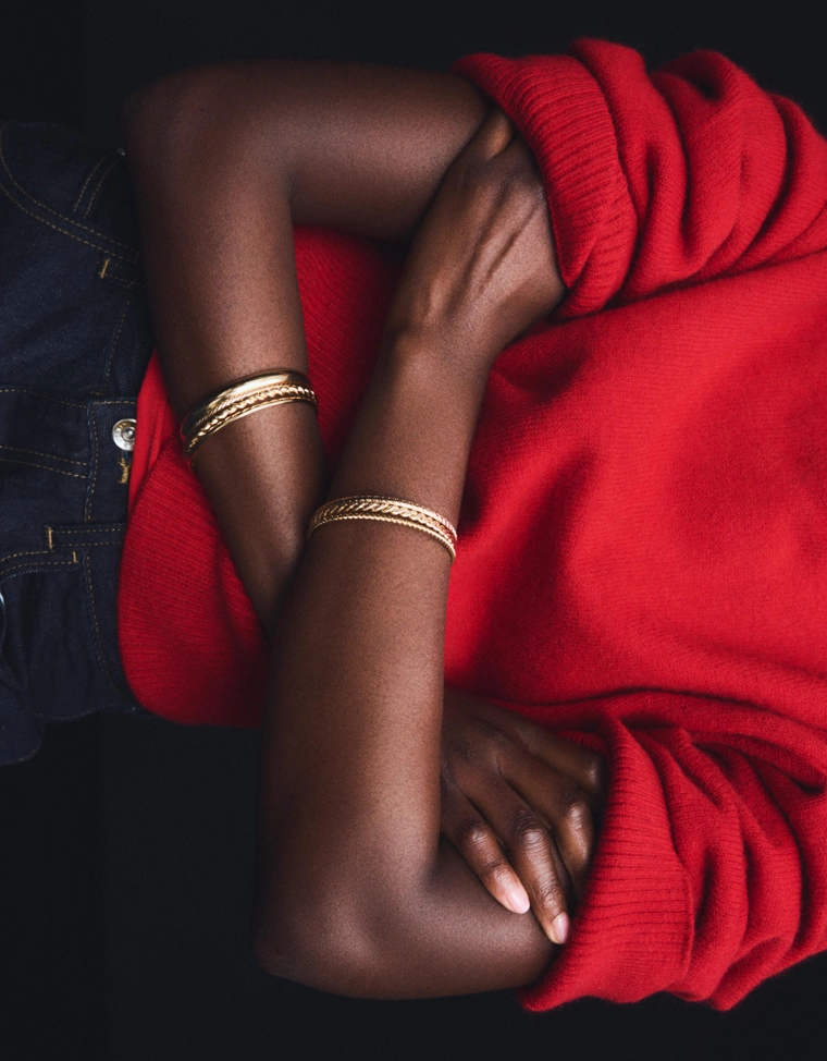 Набор из 7 тонких браслетов