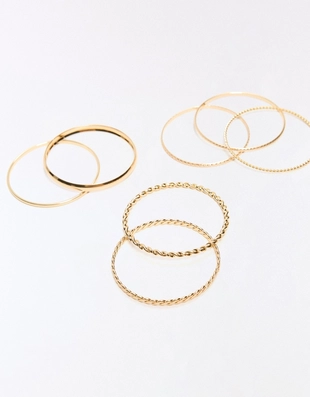 Набор из 7 тонких браслетов- Заказать в России