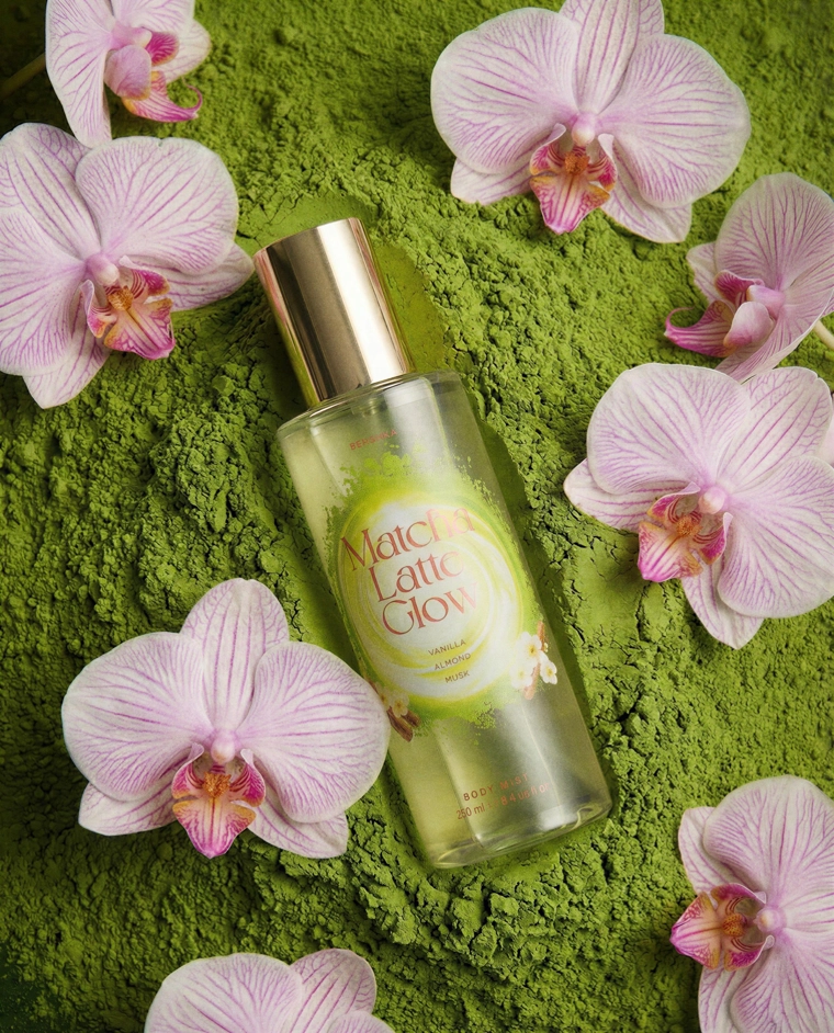 (250 мл) освежающий спрей для тела matcha latte