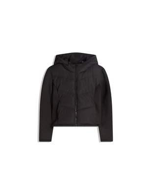 COMBINED HOOD JACKET WITH NEOPRENE EFFECT- Заказать в России