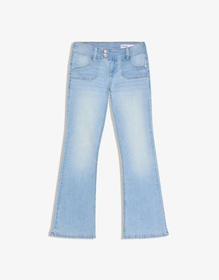 Расклешенные джинсы с низкой посадкой- Заказать в России