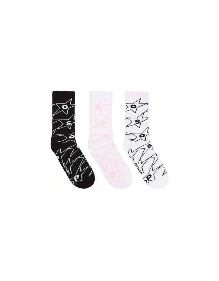 Набор из 3 пар носков с принтом