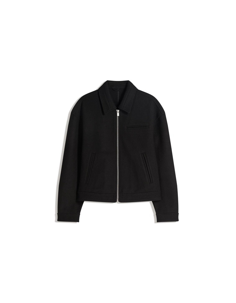 Куртка из фетра на молнии