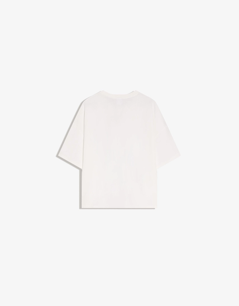 Футболка геометрического кроя с короткими рукавами