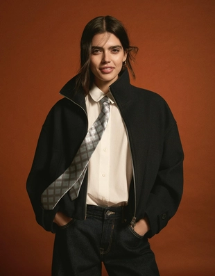 Галстук в клетку- Заказать в России