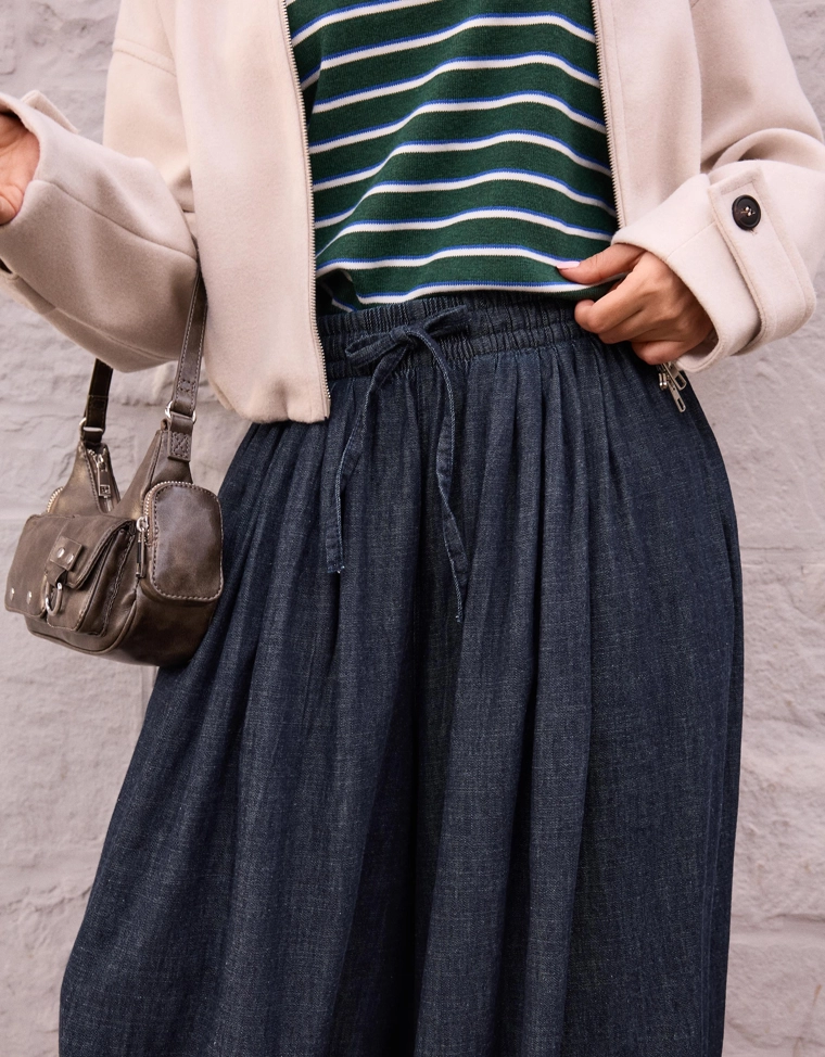 Джинсы-баллоны с низкой посадкой