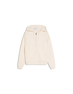 Кардиган на молнии с косами- Заказать в России