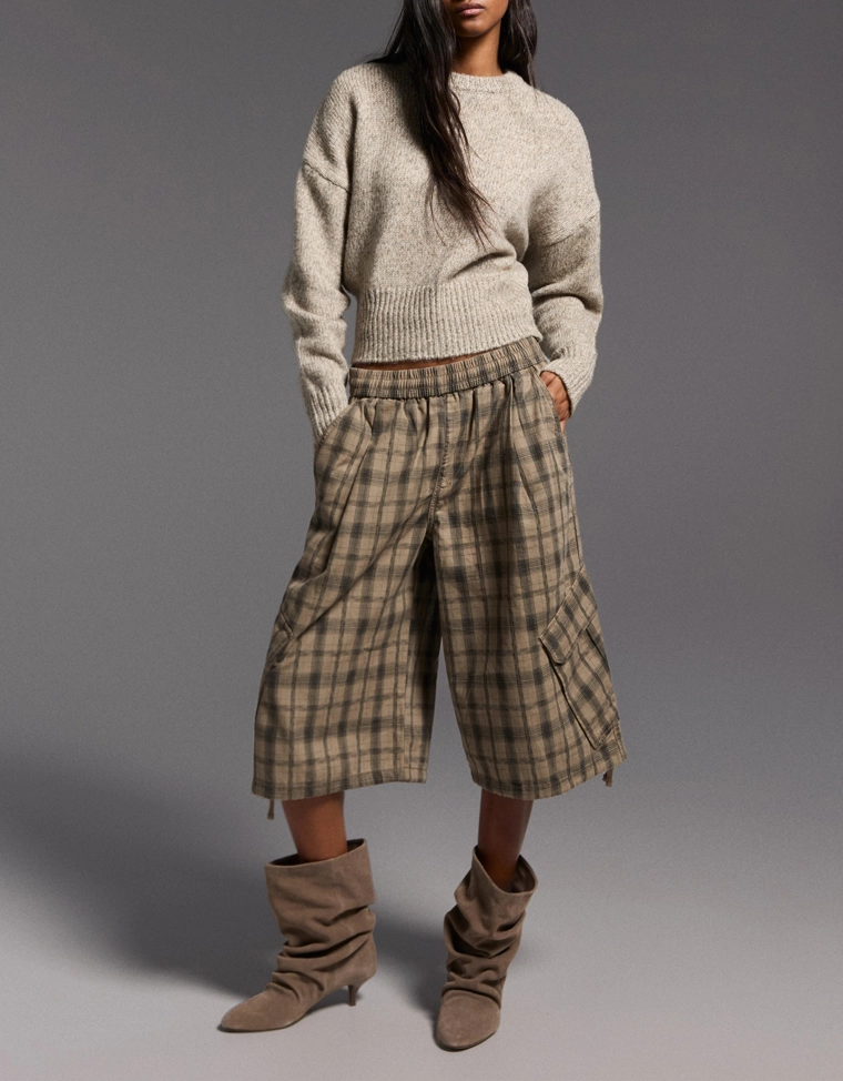 Кожаные ботильоны на каблуке