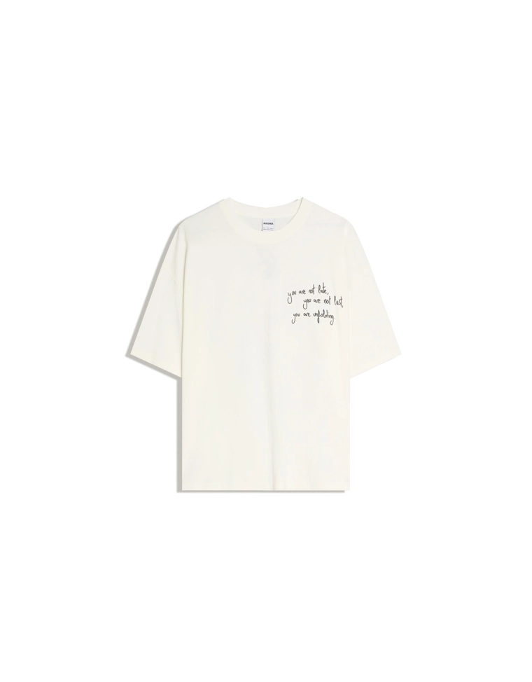 Футболка с короткими рукавами и принтом