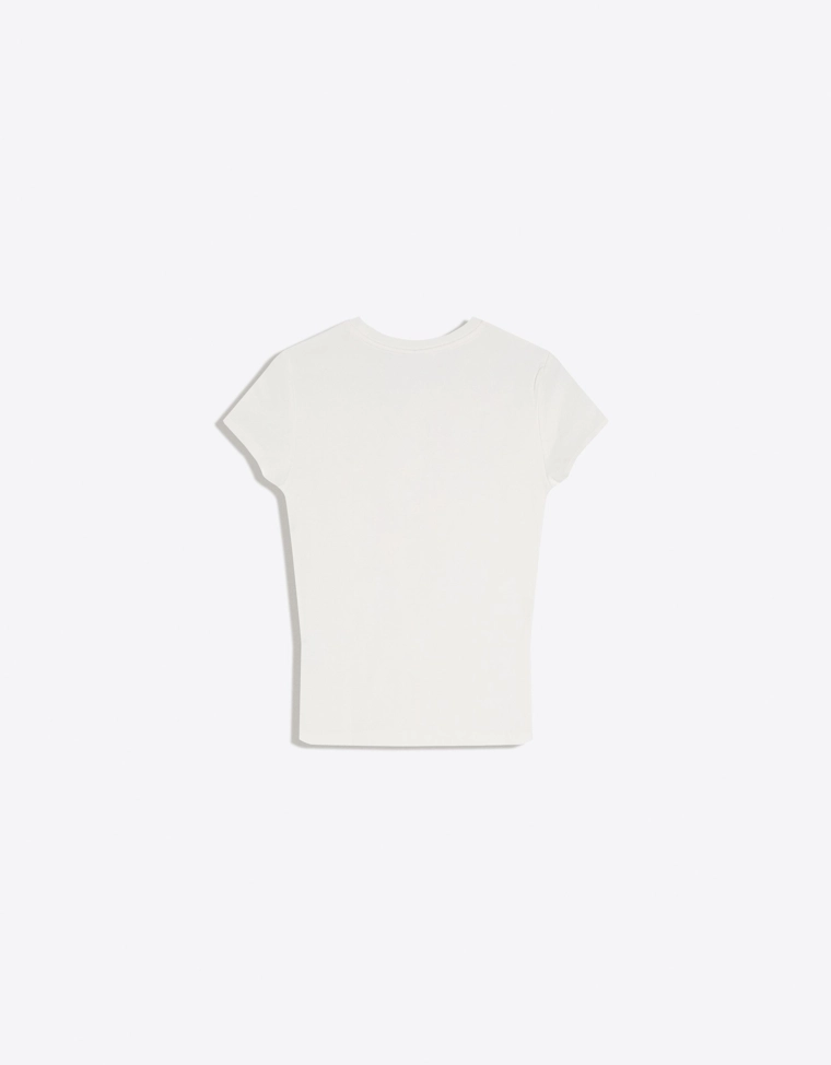 Футболка с короткими рукавами и принтом