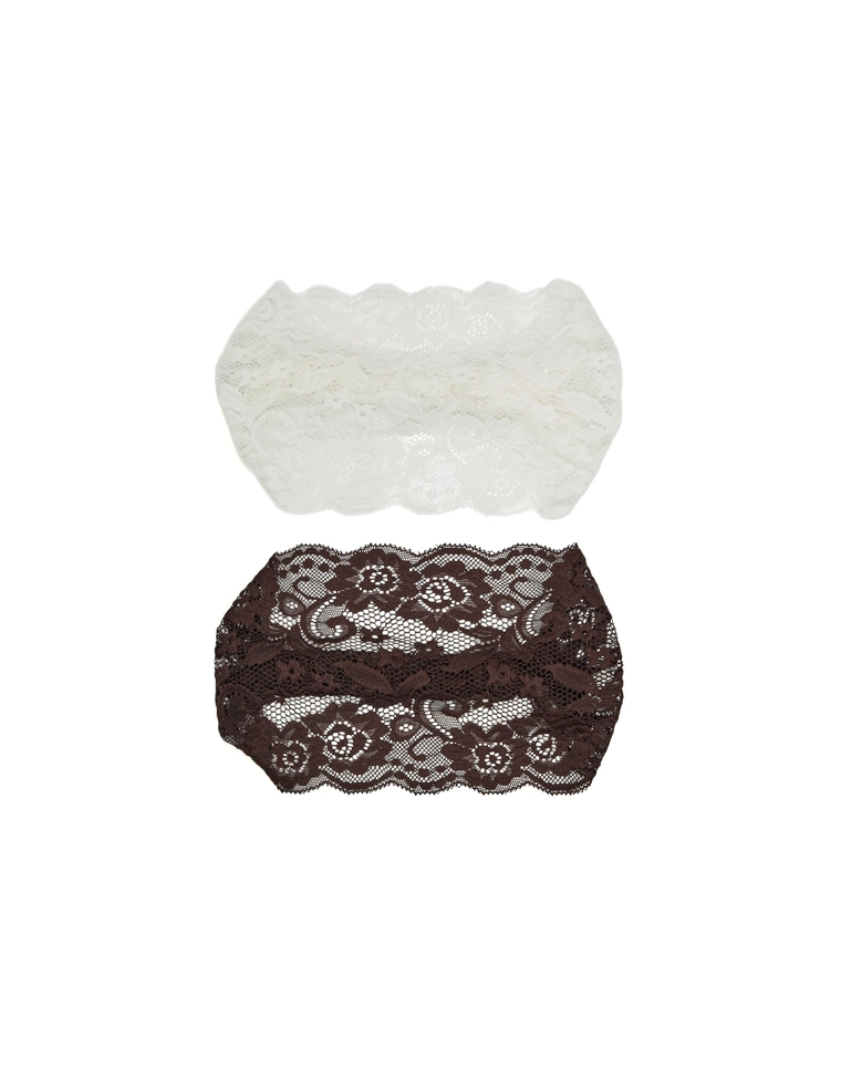 Набор из 2 кружевных лент для мех