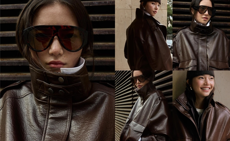 Солнцезащитные очки в пластмассовой оправе