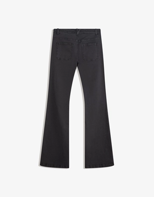 Расклешенные брюки с карманами с клапанами- Заказать в России