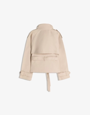 Тренч с воротником-стойкой- Заказать в России