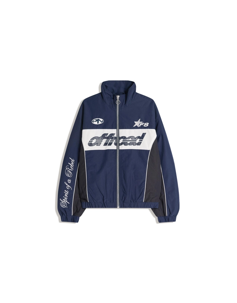 Куртка в спортивном стиле с принтом