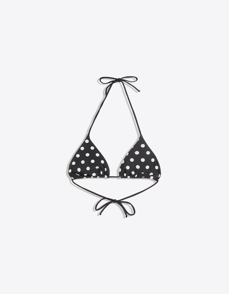 Бюстгальтер бикини в горошек