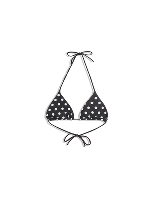Бюстгальтер бикини в горошек- Заказать в России