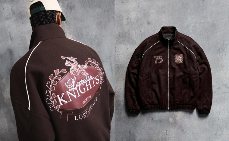 Куртка из фетра с нашивкой