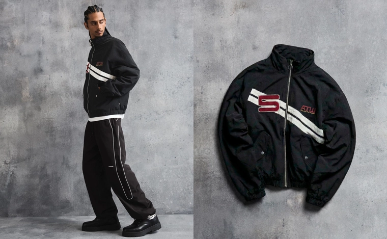 Куртка на молнии с принтом