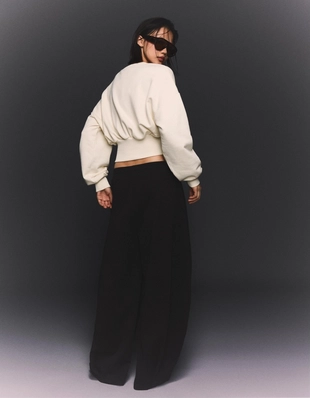 Свитшот с широким поясом- Заказать в России